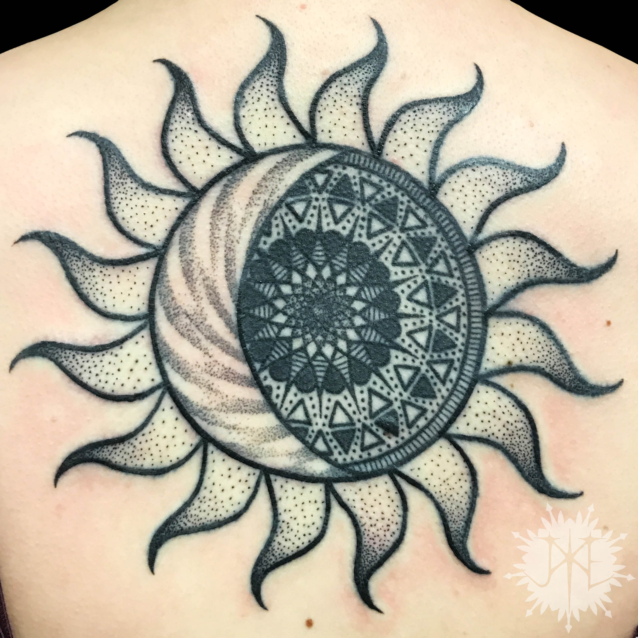 Sun and Moon Mandala.